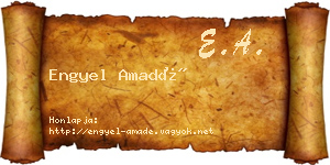 Engyel Amadé névjegykártya